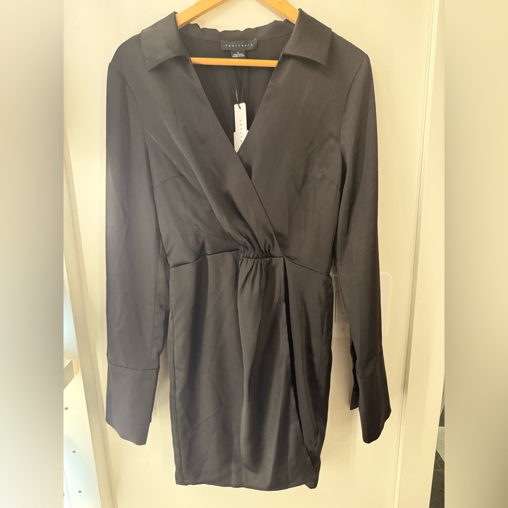 Sanctuary Black Long Sleeve Dress